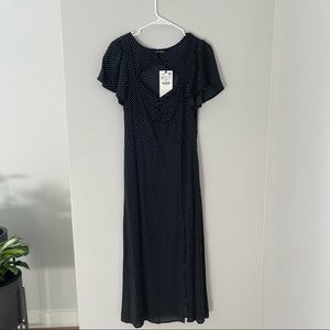 Zara polka dots dress with slit